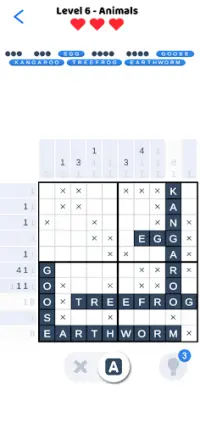 Nonogram Words - Word Cross Puzzle Screen Shot 2