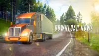 Euro Truck Driving 22 Sim 3D Screen Shot 7