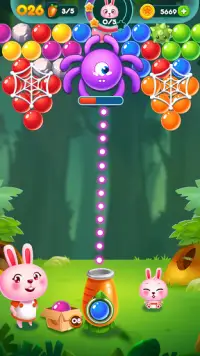Bubble Bunny: Animal Forest Shooter Screen Shot 6