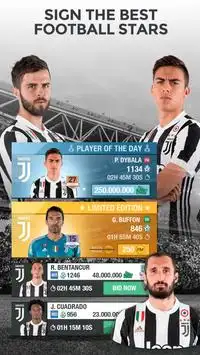 Juventus Fantasy Manager 2018 - EU champion league Screen Shot 2