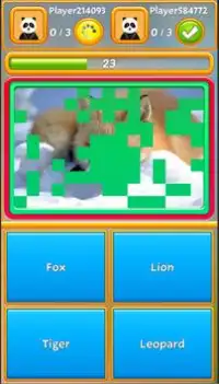 Animal Quiz : Play with opponent in online Screen Shot 0