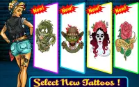 Ink Tattoo Jeux Maker: design Jeux Tattoo Studio Screen Shot 0