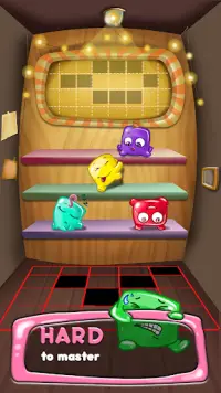 Jelly Puzzle - shift jelly monsters & puzzle out! Screen Shot 2