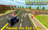 Blocky Cop Pursuit Craft Thief Screen Shot 2
