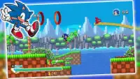 super subway sonic run jump boom dash free game Screen Shot 2