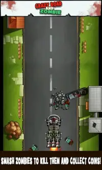 Crazy Road and Zombie Screen Shot 4