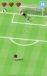 Пенальти - Пиксельный футбол Screen Shot 3