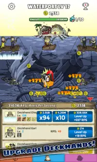 Ocean Clicker: Like Tap Titans Screen Shot 4