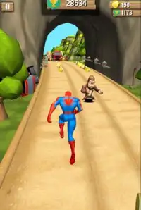 Subway Spider-Run Adventure Jungle Screen Shot 1