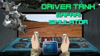 Driver Tank Safari Simulator Screen Shot 0