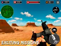 Desert Sniper Special Forces 3D Shooter FPS Game Screen Shot 8