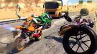 Crazy Bike War Stunt Rider, Motorcycle Racing Game Screen Shot 1