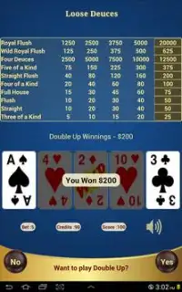 Loose Deuces Poker Screen Shot 8