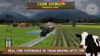 مزرعة الحيوانات النقل القطار Screen Shot 3