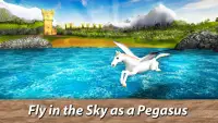 🦄🌈❤️ Pegasus Simulator: Flying 🐎 Horse Survival Screen Shot 5