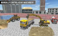 Sand penggali trak Sim 2016 Screen Shot 7