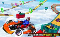 Go Kart Ramp Car Stunt Games Screen Shot 7