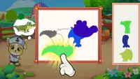 Puzzle games for kids Animals Shapes Screen Shot 2