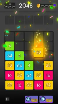 NumDrop: Fun & Free 2048 Block Number Puzzle Games Screen Shot 2