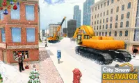 City Snow Excavator Simulator Machine Screen Shot 1