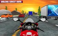 Moto Fahrrad Rennen Autobahn D Screen Shot 1