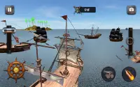 Karibische Meer outlaw Piratenschiff Schlacht 3D Screen Shot 8