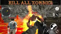 Tirador experto zombi 2018: Supervivencia Juego de Screen Shot 4