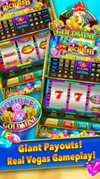 Rich Fish Gold Mine Las Vegas Slot - Slots Big Win Screen Shot 6