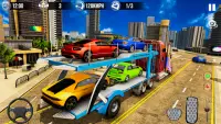 Car Transporter Truck Game 2021: Driving Game 2021 Screen Shot 1