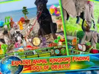 Hidden Objects Animal World - Puzzle Object Games Screen Shot 2