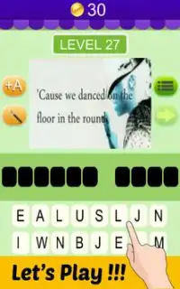 Guess the Song Lyrics Quiz Screen Shot 3