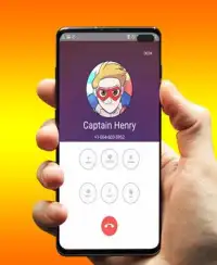 Captain Henry Video Call & Danger Chat prank 2020 Screen Shot 2