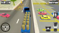 รถบรรทุกที่จอดรถเกมรถบรรทุกขับรถเกม Screen Shot 4
