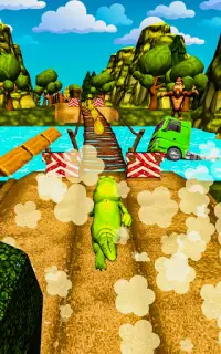 Subway Jungle dash Runner: Endless Run Rush Game Screen Shot 2