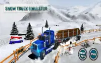 الثلوج شاحنة المحاكاة : 4X4 Screen Shot 6