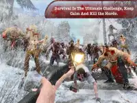 Ultimo attacco di zombie: esercito invernale Screen Shot 5
