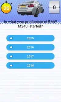Quiz for BMW M240i Fans Screen Shot 2