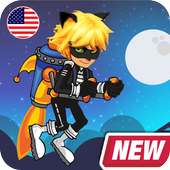 Chat Noir Jetpack: Miraculous Joride Game