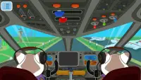 مهن المطار: ألعاب الأطفال مع باندا Screen Shot 2