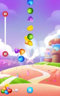 Springerig Snoepje: Omhoog Tik Spring Fruit Jumper Screen Shot 9