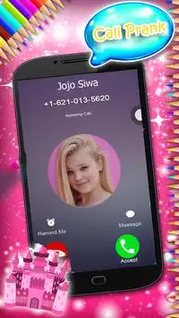 Fake Call from Jojo Siwa Screen Shot 1
