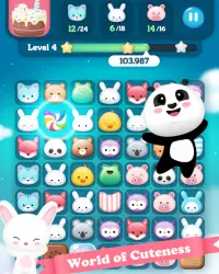 World of Cuteness - Match3 Puzzle Screen Shot 0