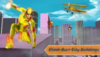 Flying Hero City Rescue: Real Crime Simulator 2021 Screen Shot 0