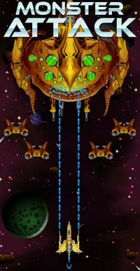 Space Shooter: Monsters Attack Screen Shot 2