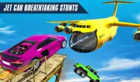 Mobil jet mengendarai gt racing game stunt demam Screen Shot 7