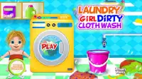 Laundry Games For Girls Washing Games:Ironing Game Screen Shot 0