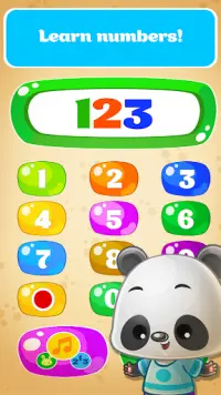 Babyphone game Numbers Animals Screen Shot 1