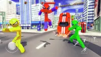Spider Rope Hero: Super Stickman Robot Adventure Screen Shot 2