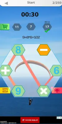 Matematik Bulmaca Oyunu - Math Game Screen Shot 3