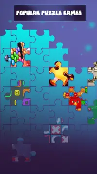Puzzle Gamebox - مجموعة من 28 ألعاب ألغاز مجانية Screen Shot 1